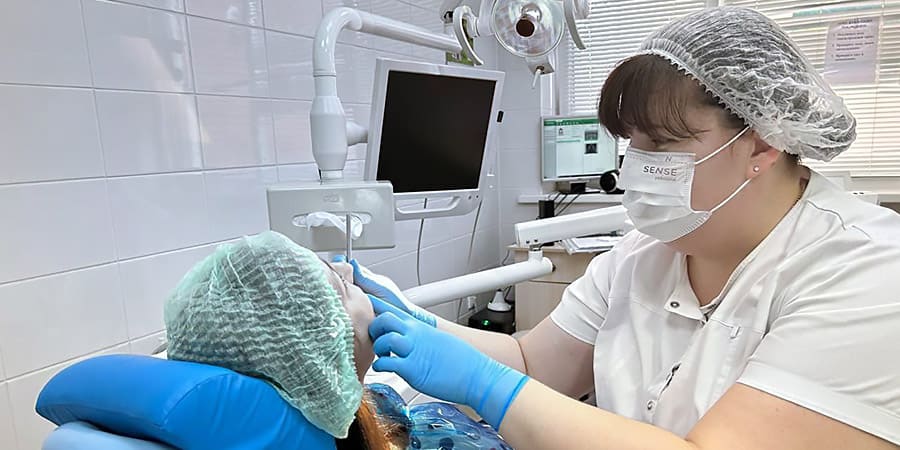 Установка пломбы в стоматологии Династия Армавир